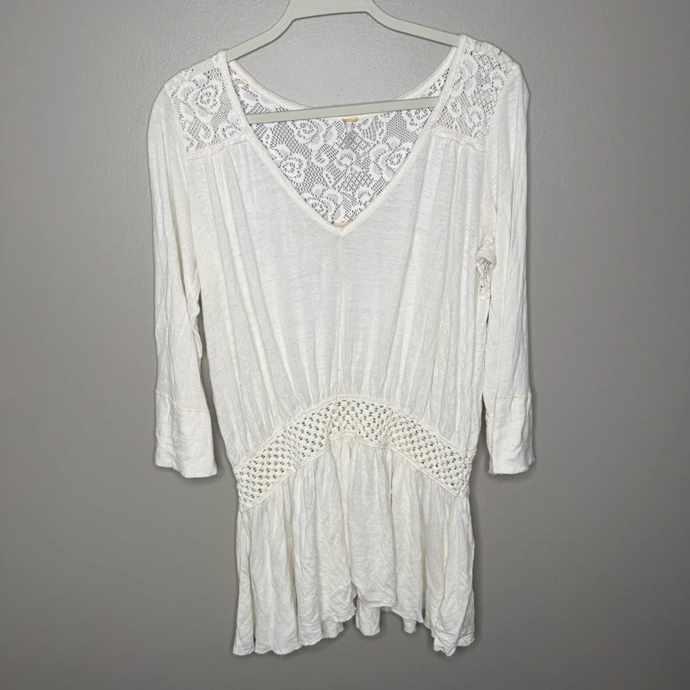 Free People Moonlight Romantic Tunic Size Small